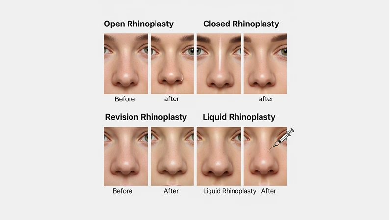 Types of Rhinoplasty Procedures
